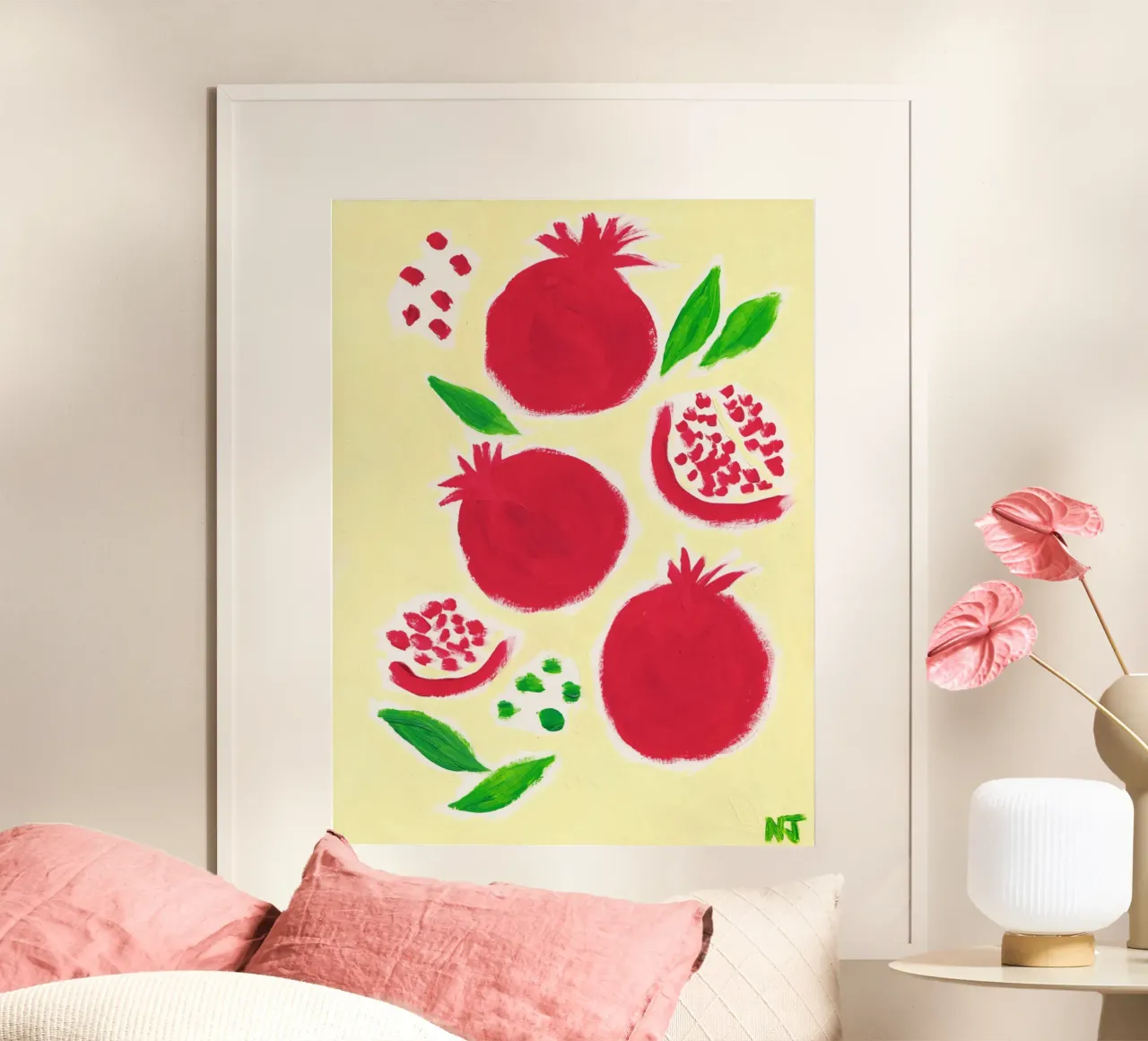 Pomegranate Season poster by Natasha Joseph