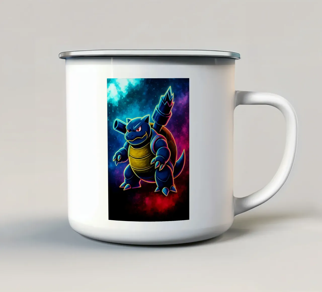 Soul Of Pokemon Blastoise tazza in smalto da DGSoulheroes