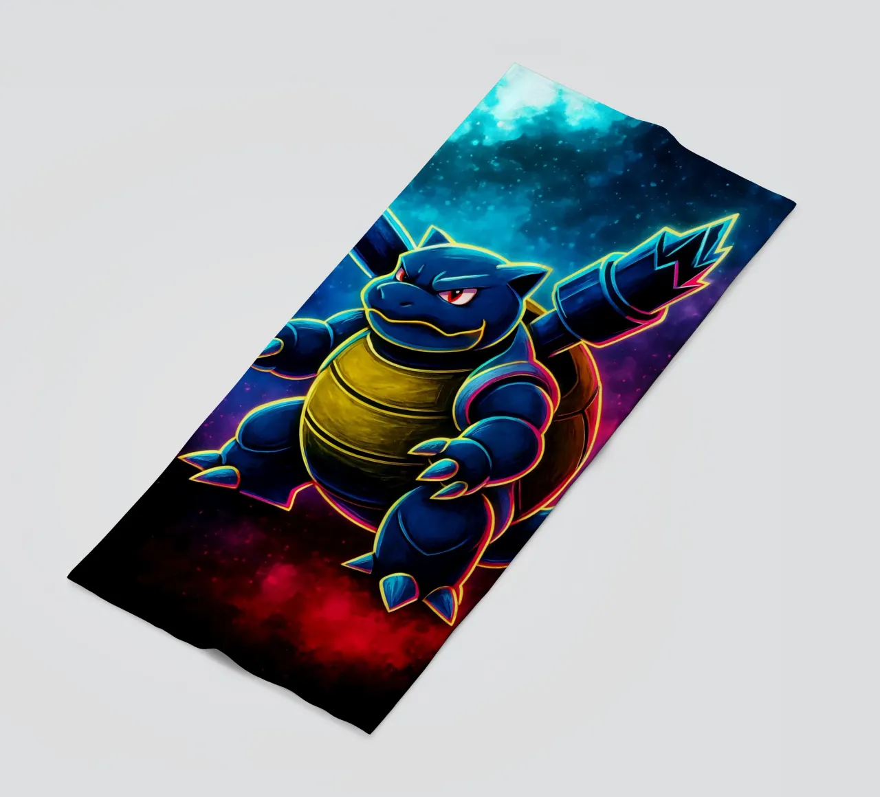 Soul Of Pokemon Blastoise beach towel by DGSoulheroes