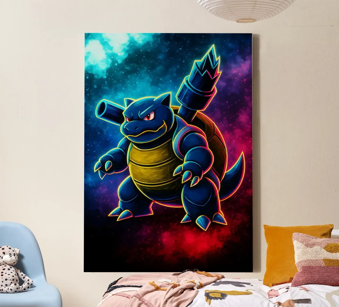 Soul Of Pokemon Blastoise canvas van DGSoulheroes