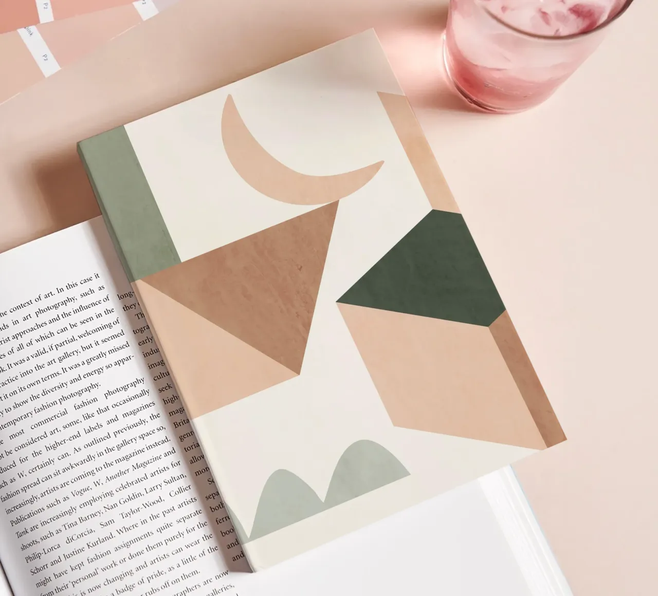 Moon and Blocks notebook by LeaDArt