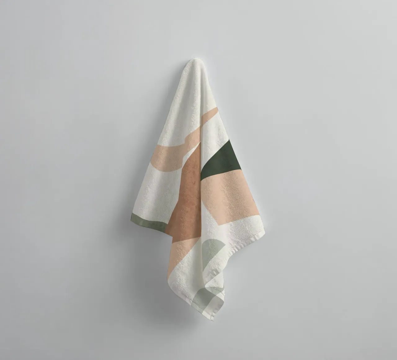 Moon and Blocks towel by LeaDArt