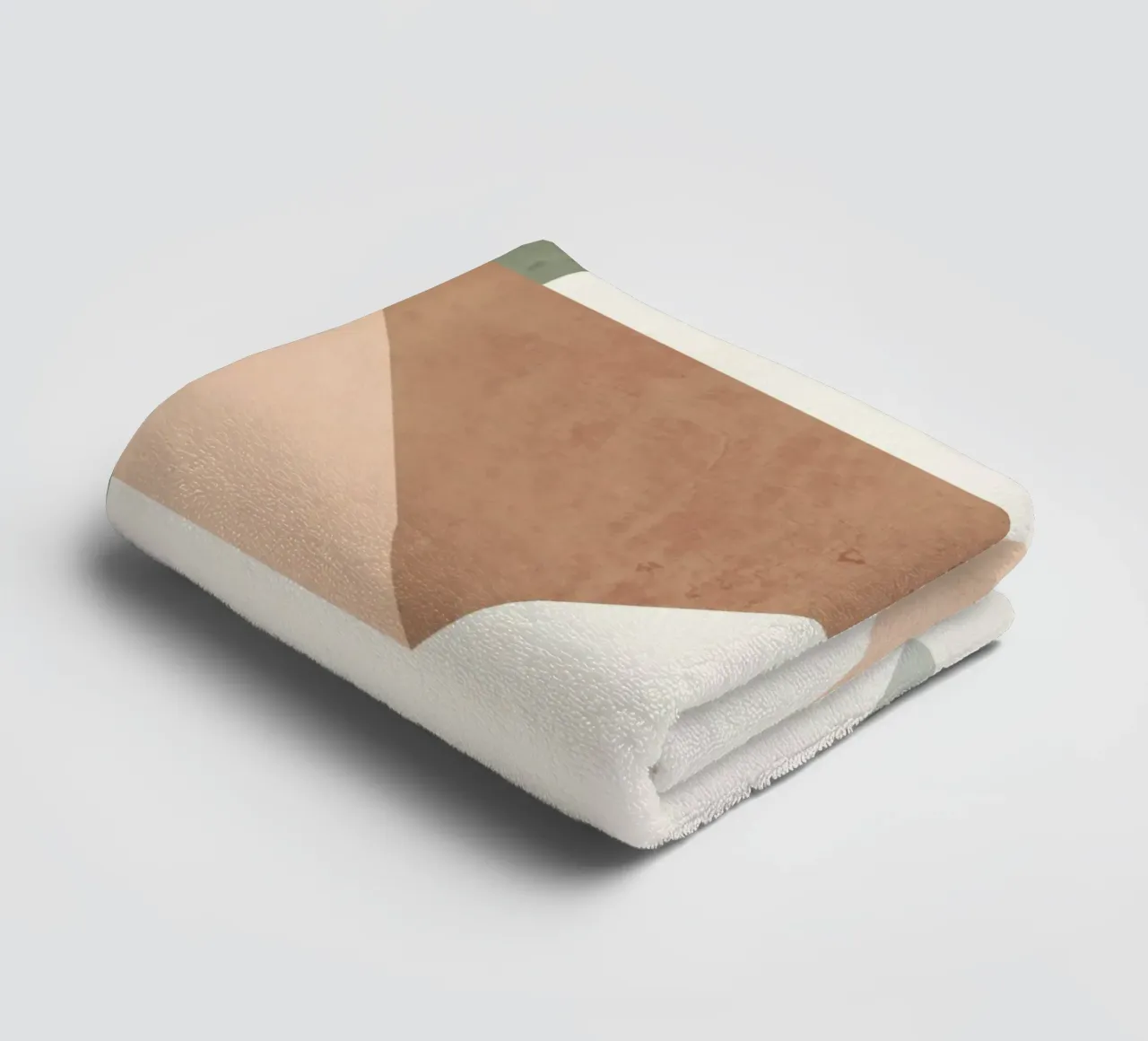 Moon and Blocks towel by LeaDArt