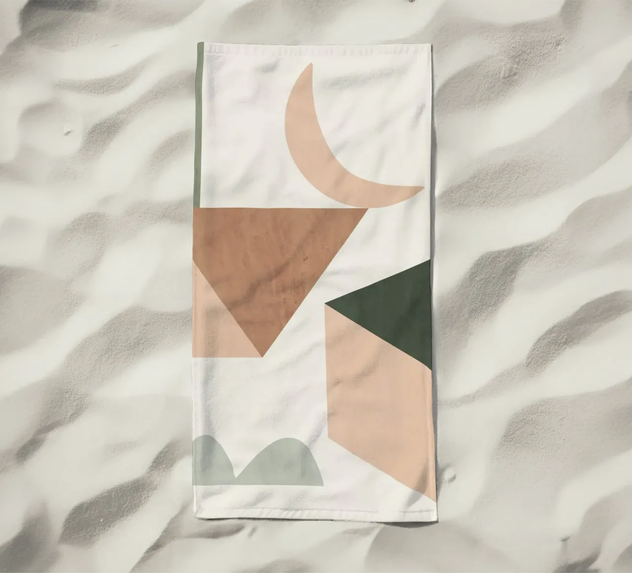 Luna e blocchi telo mare da LeaDArt