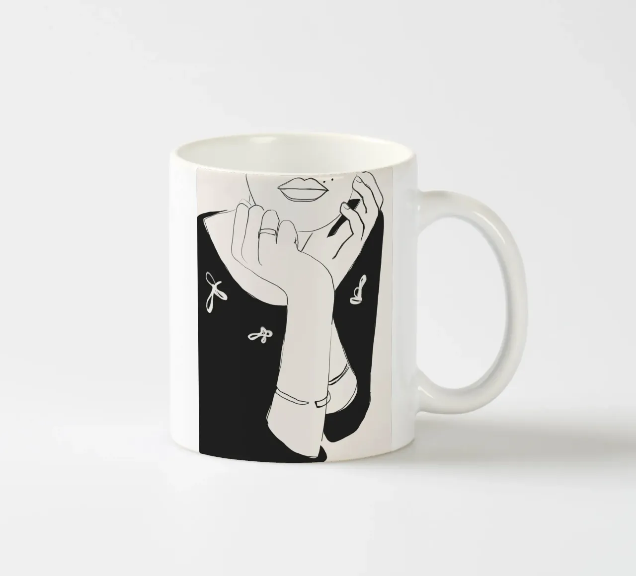 Her moment ceramic mug by LeaDArt