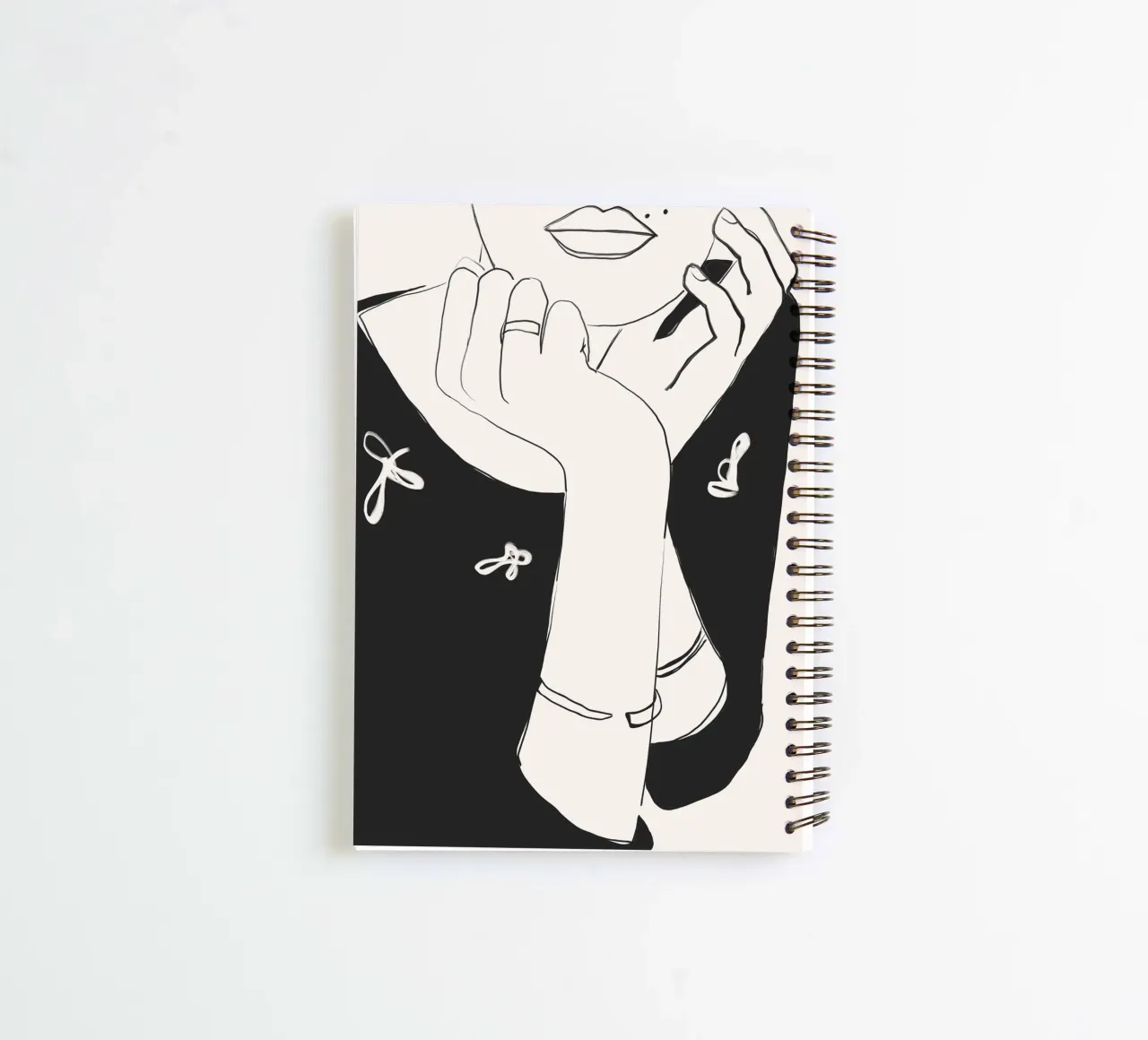 Her moment spiral notebook by LeaDArt