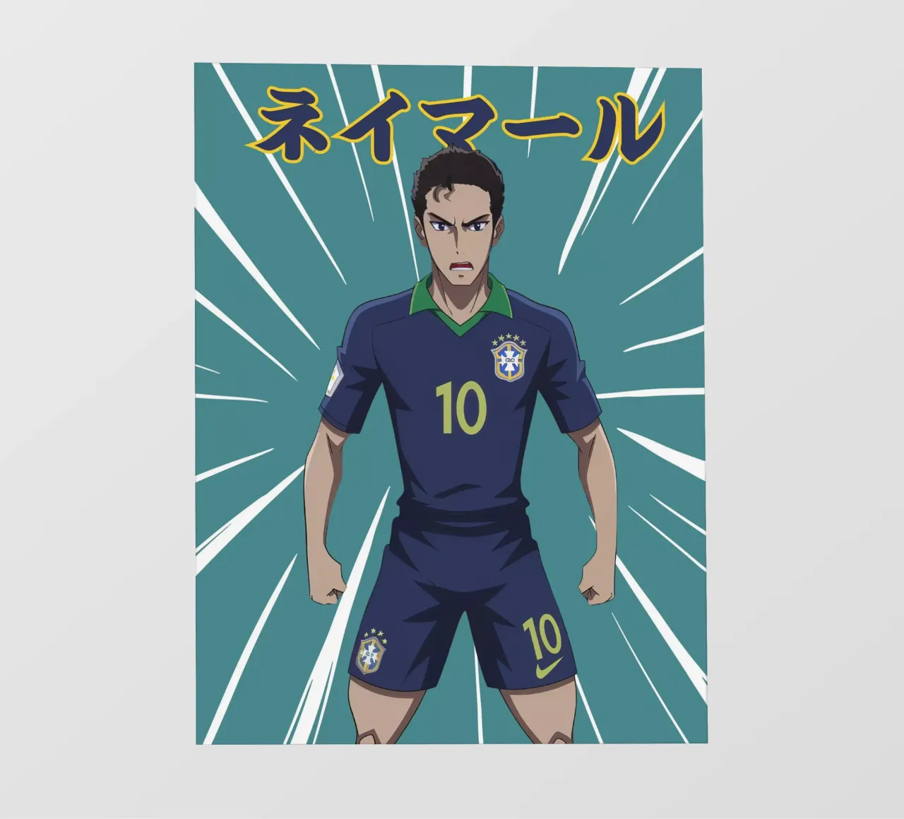 NJR anime soccer player telo in pvc da edsonramosart