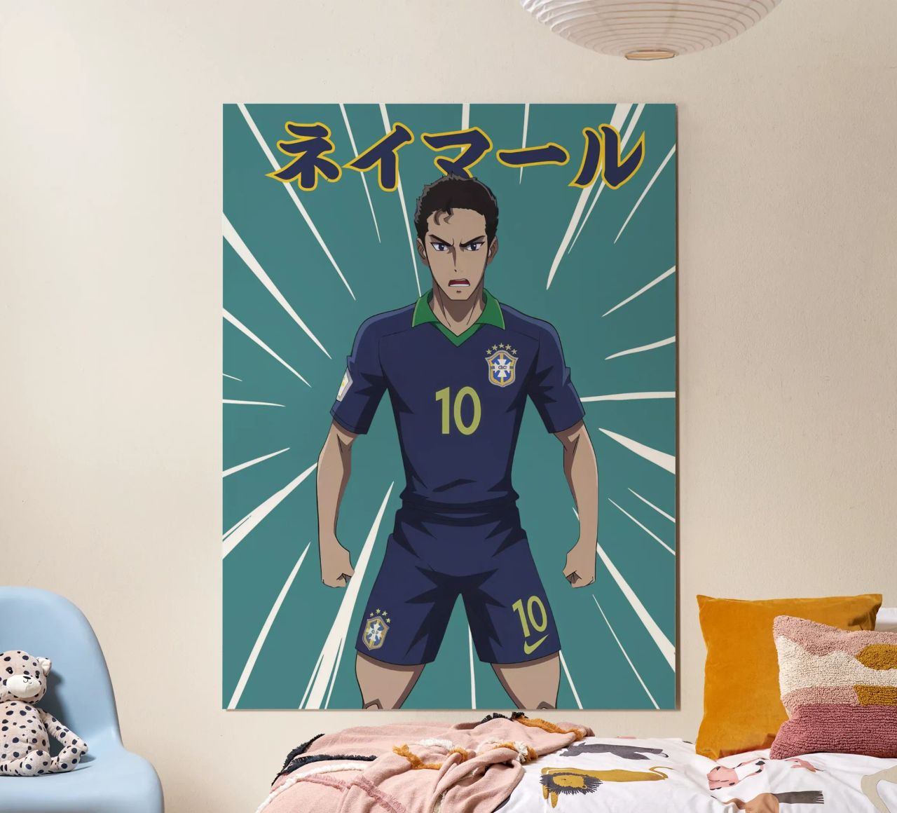 NJR anime soccer player poster da edsonramosart