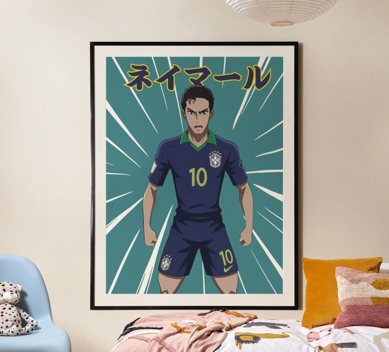 NJR anime soccer player poster da edsonramosart