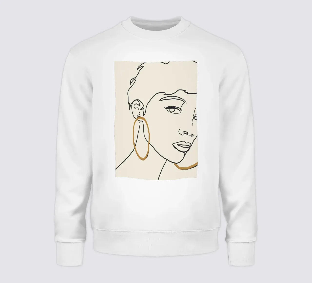 Lei in linea felpa da LeaDArt