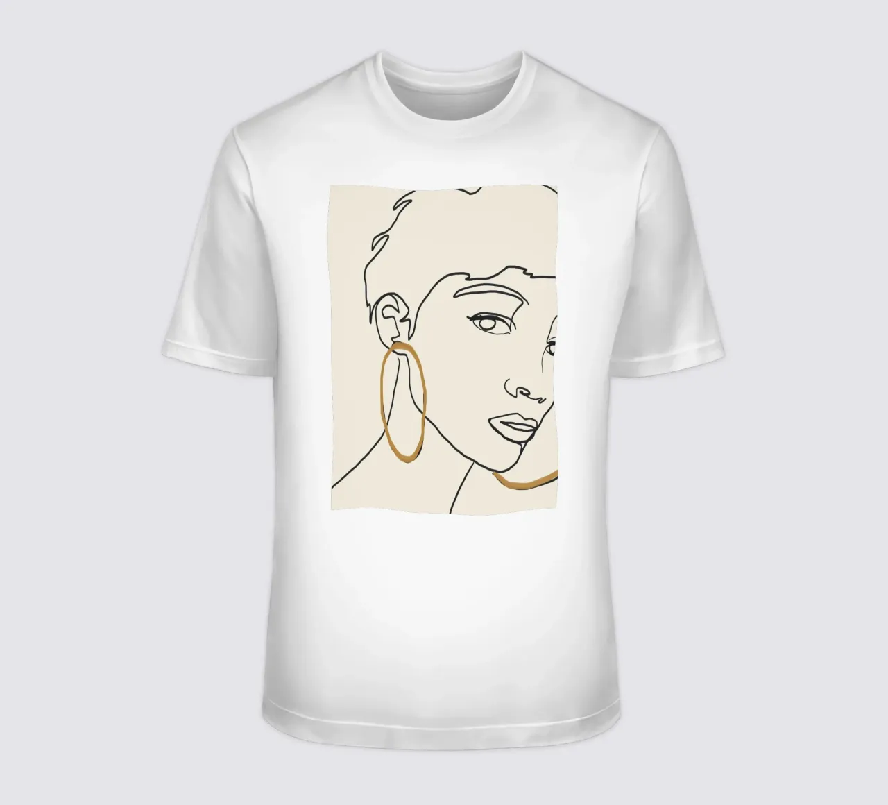 Lei in linea t-shirt da LeaDArt