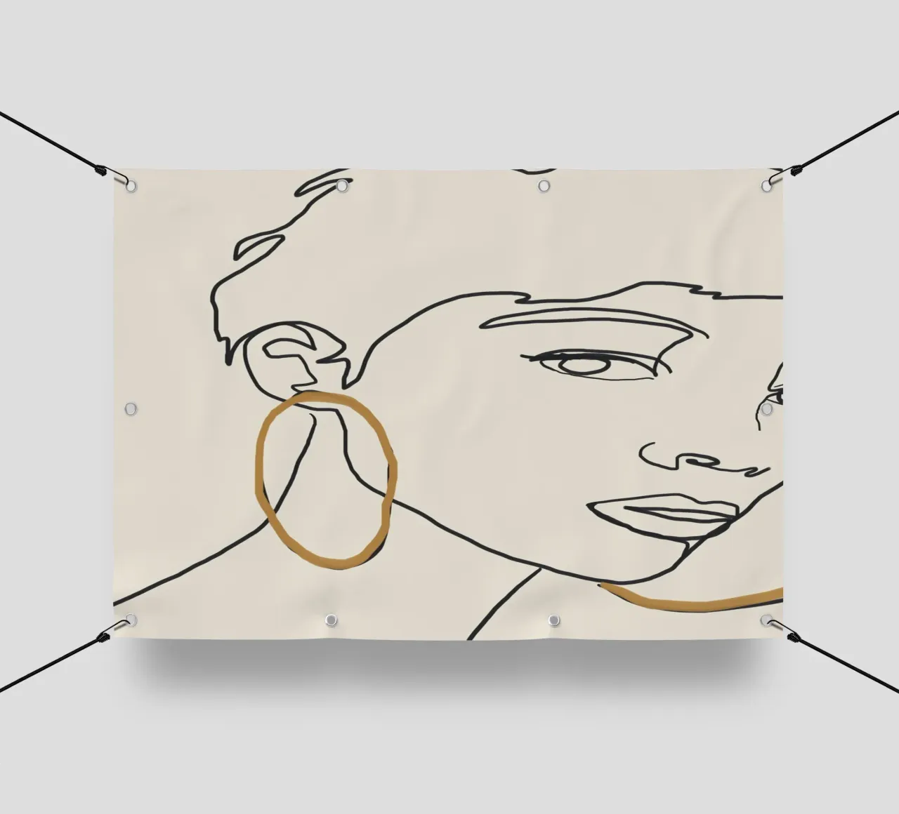 Lei in linea telo in pvc da LeaDArt