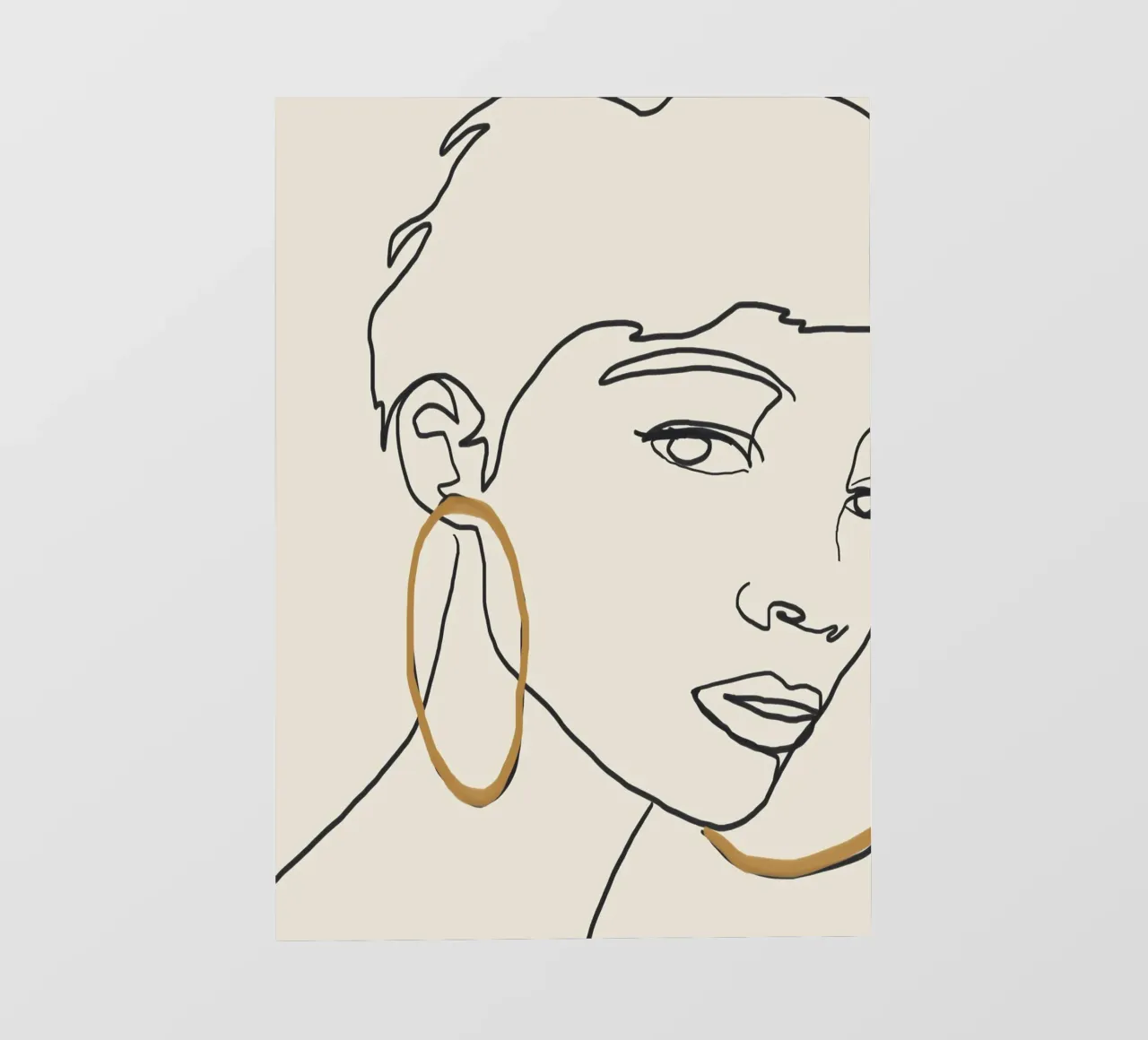 Lei in linea telo in pvc da LeaDArt