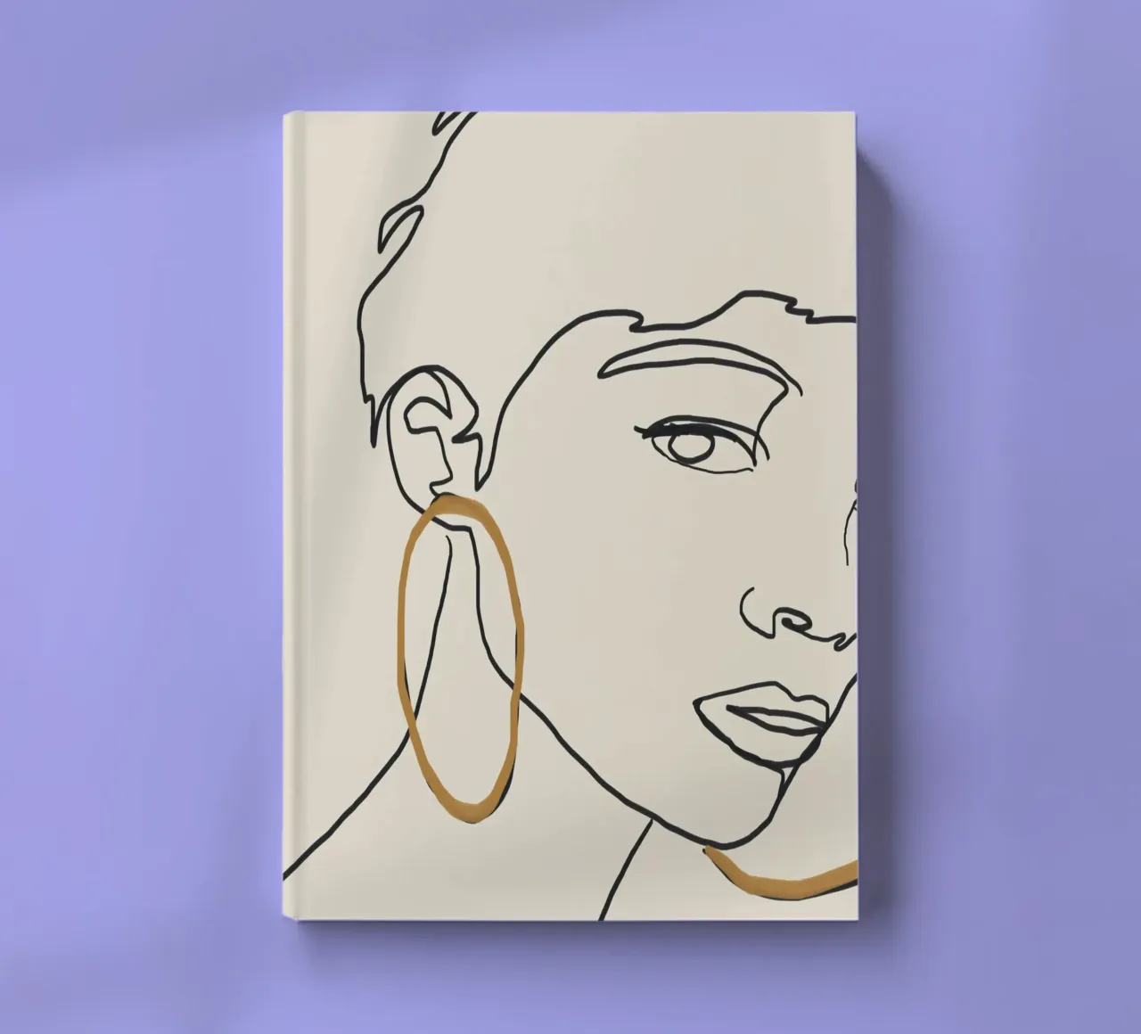 She in Lines notebook by LeaDArt