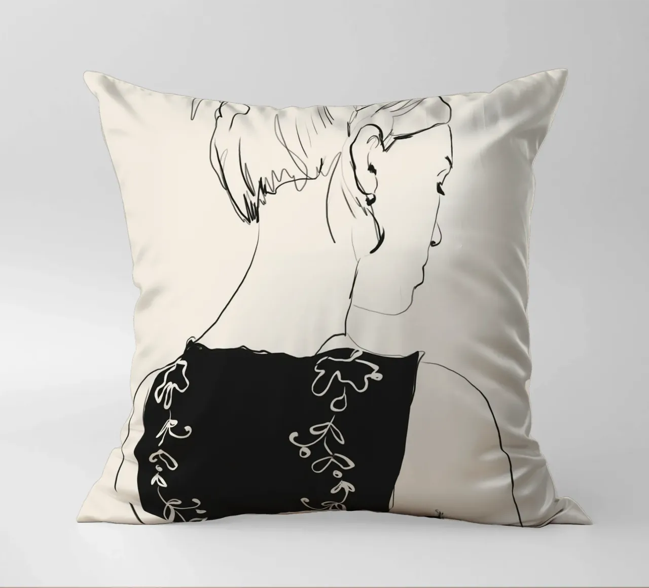 Just Her decorative cushion by LeaDArt