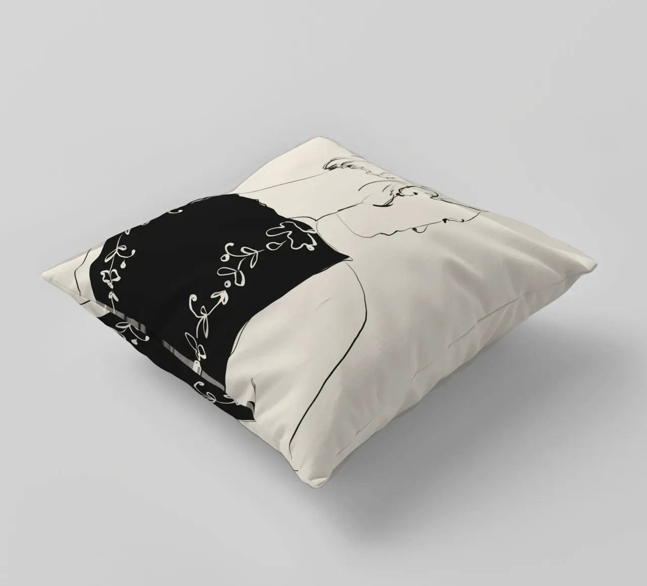 Just Her decorative cushion by LeaDArt