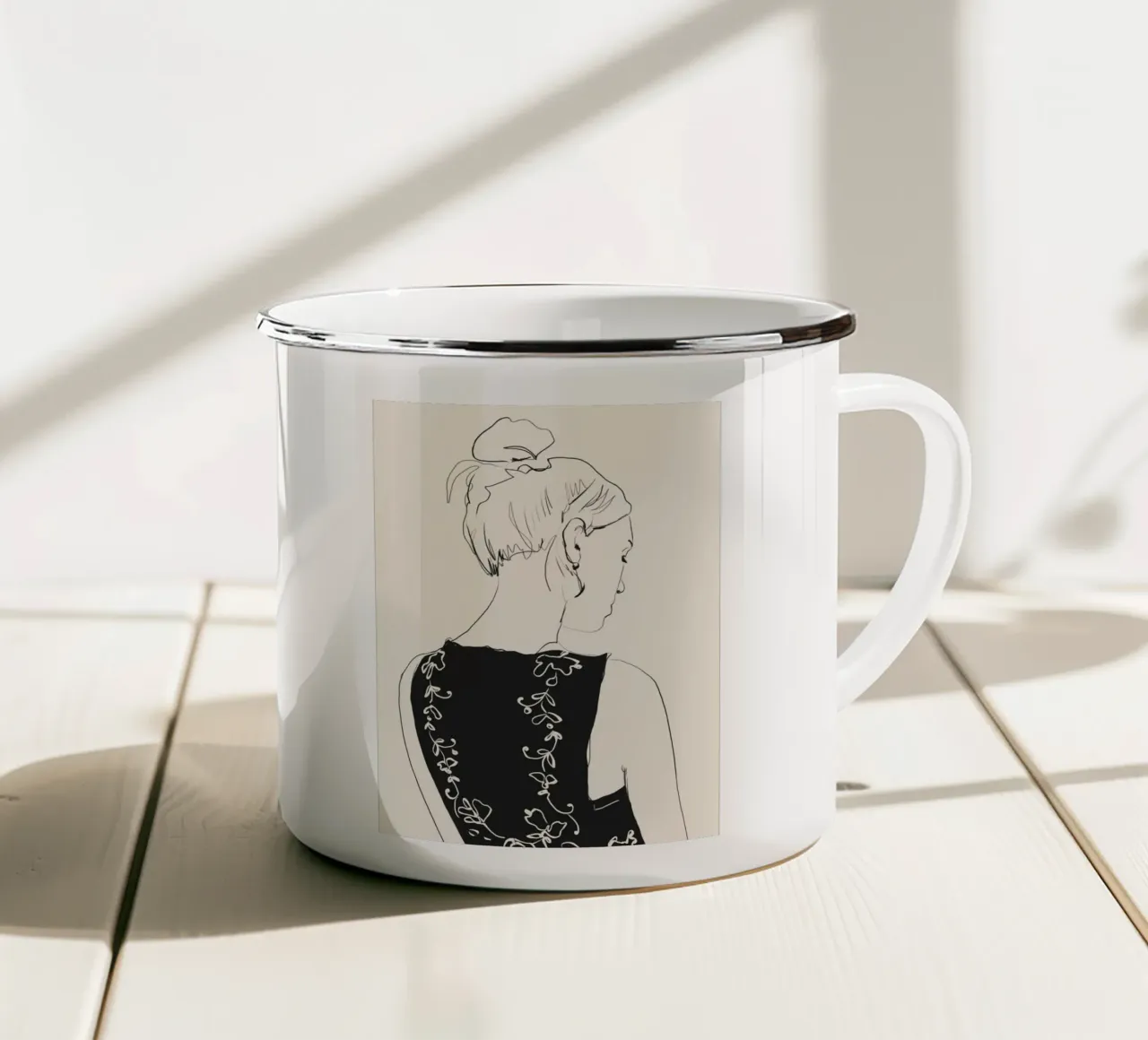 Solo lei tazza in smalto da LeaDArt
