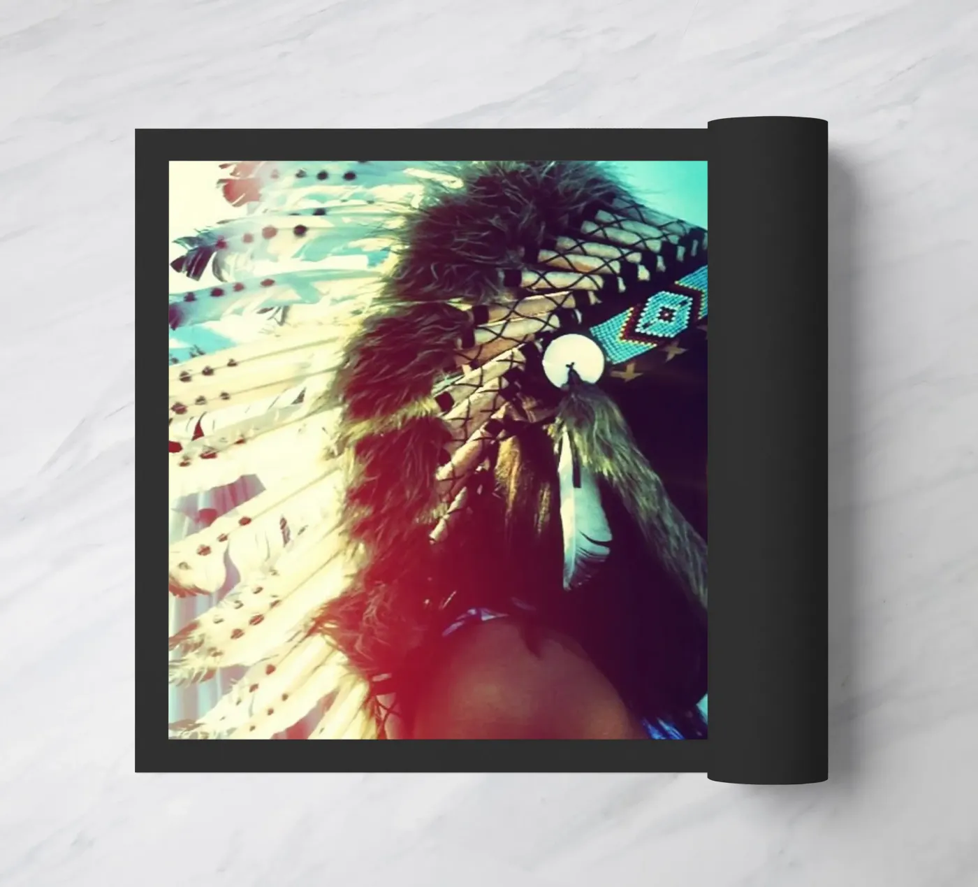 Native Fußmatte von Löwenzahntiger