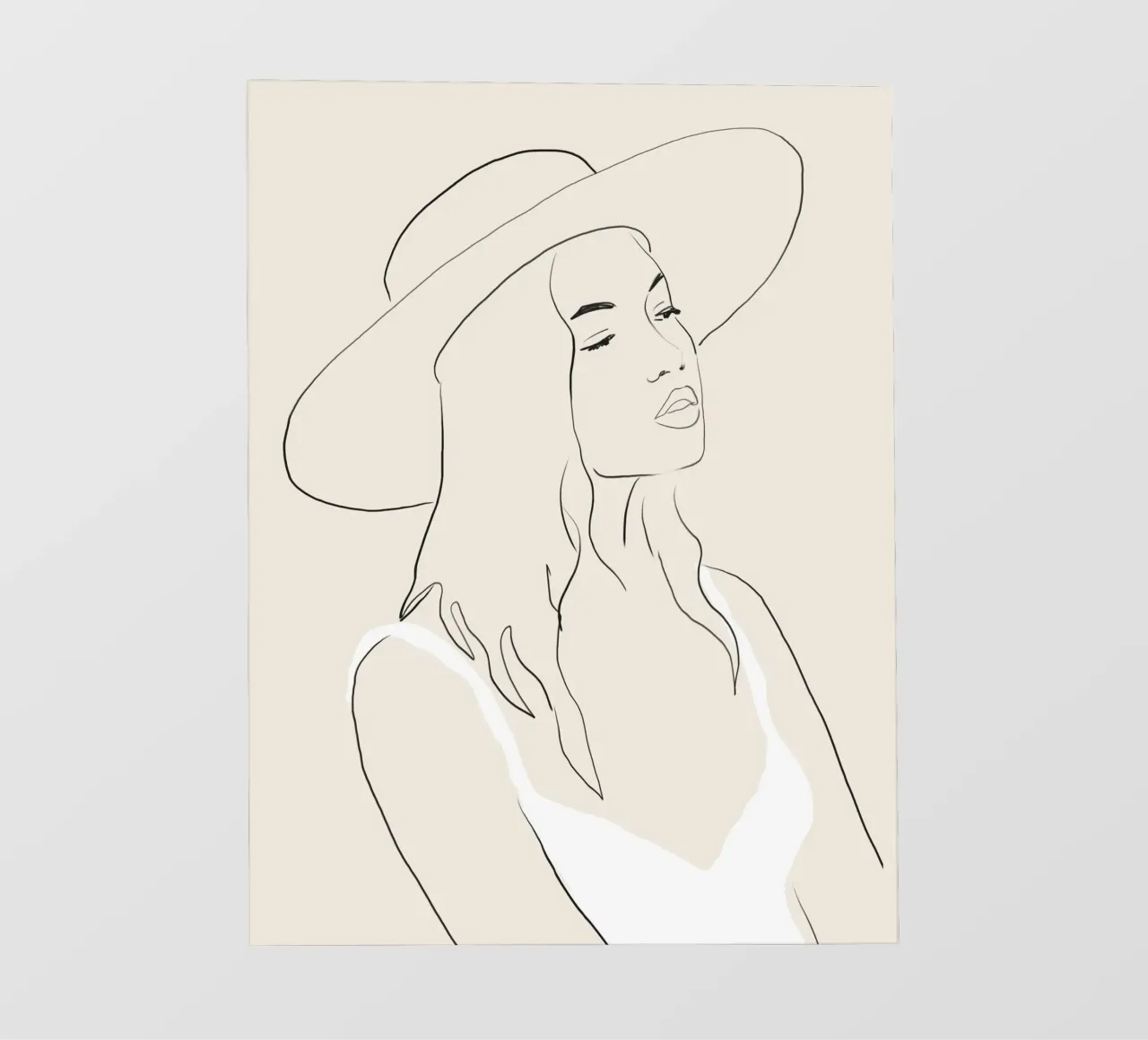 Sotto il cappello telo in pvc da LeaDArt