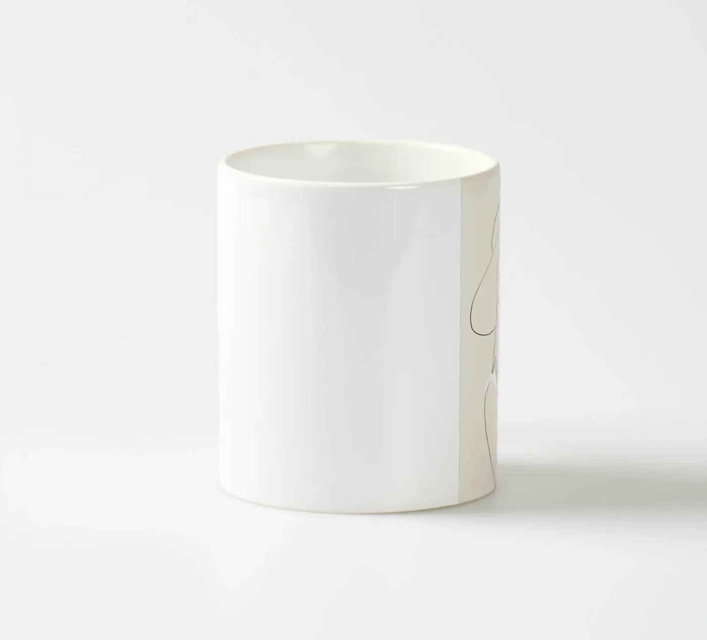 Under the Hat ceramic mug by LeaDArt