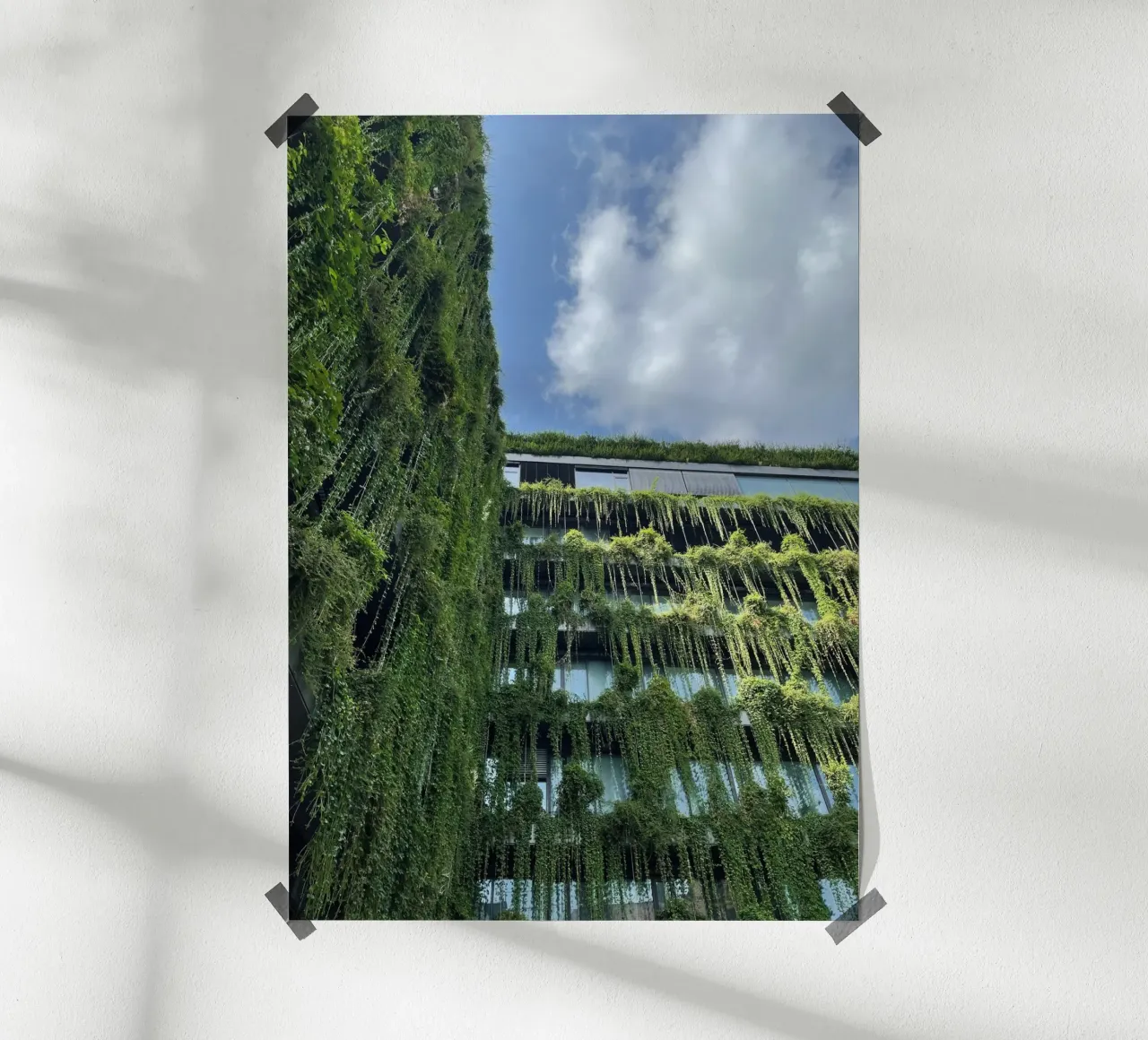 Jungla urbana en Fluxus, Stuttgart, DE poster con marco de plástico de Roamance Studio