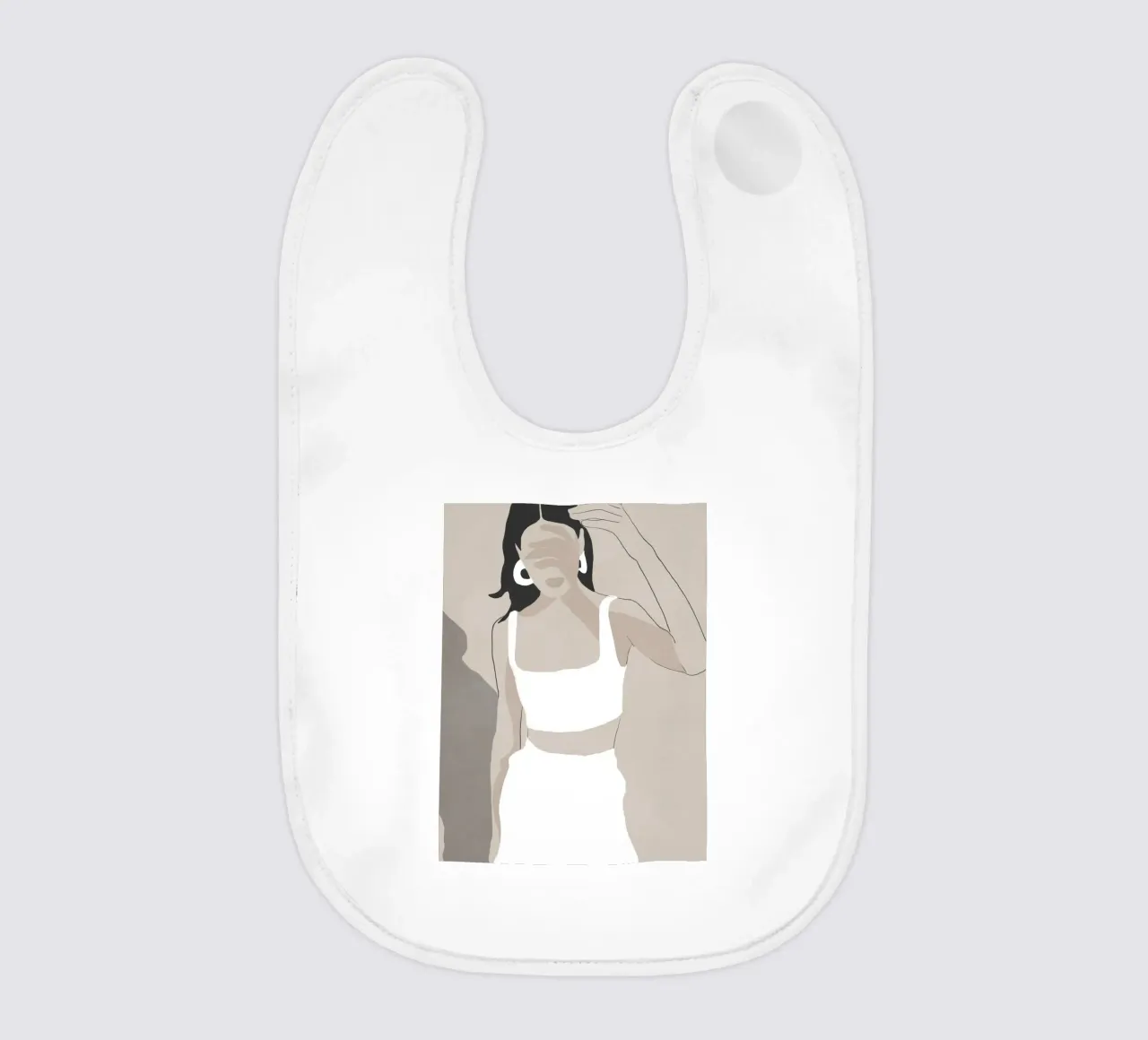 Ombra sugli occhi bavaglino da LeaDArt