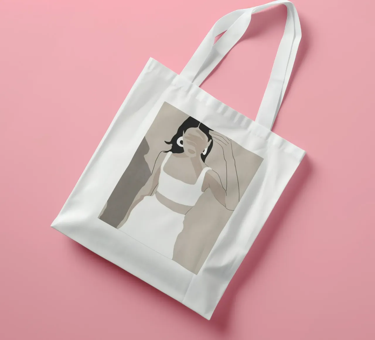Ombra sugli occhi borsa in juta da LeaDArt