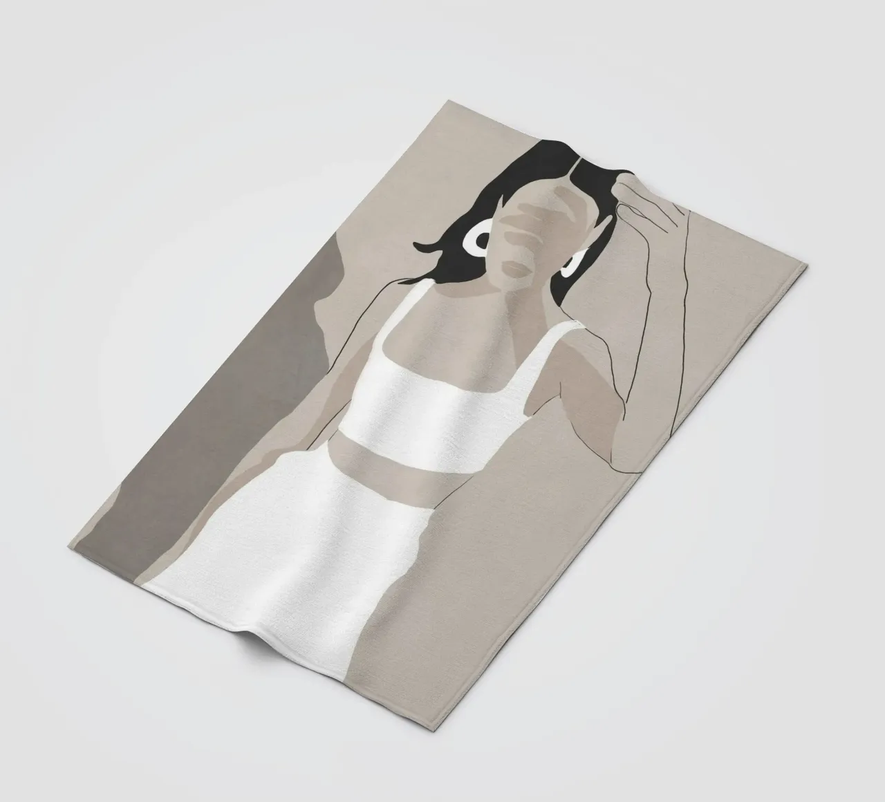 Ombra sugli occhi coperta in pile da LeaDArt