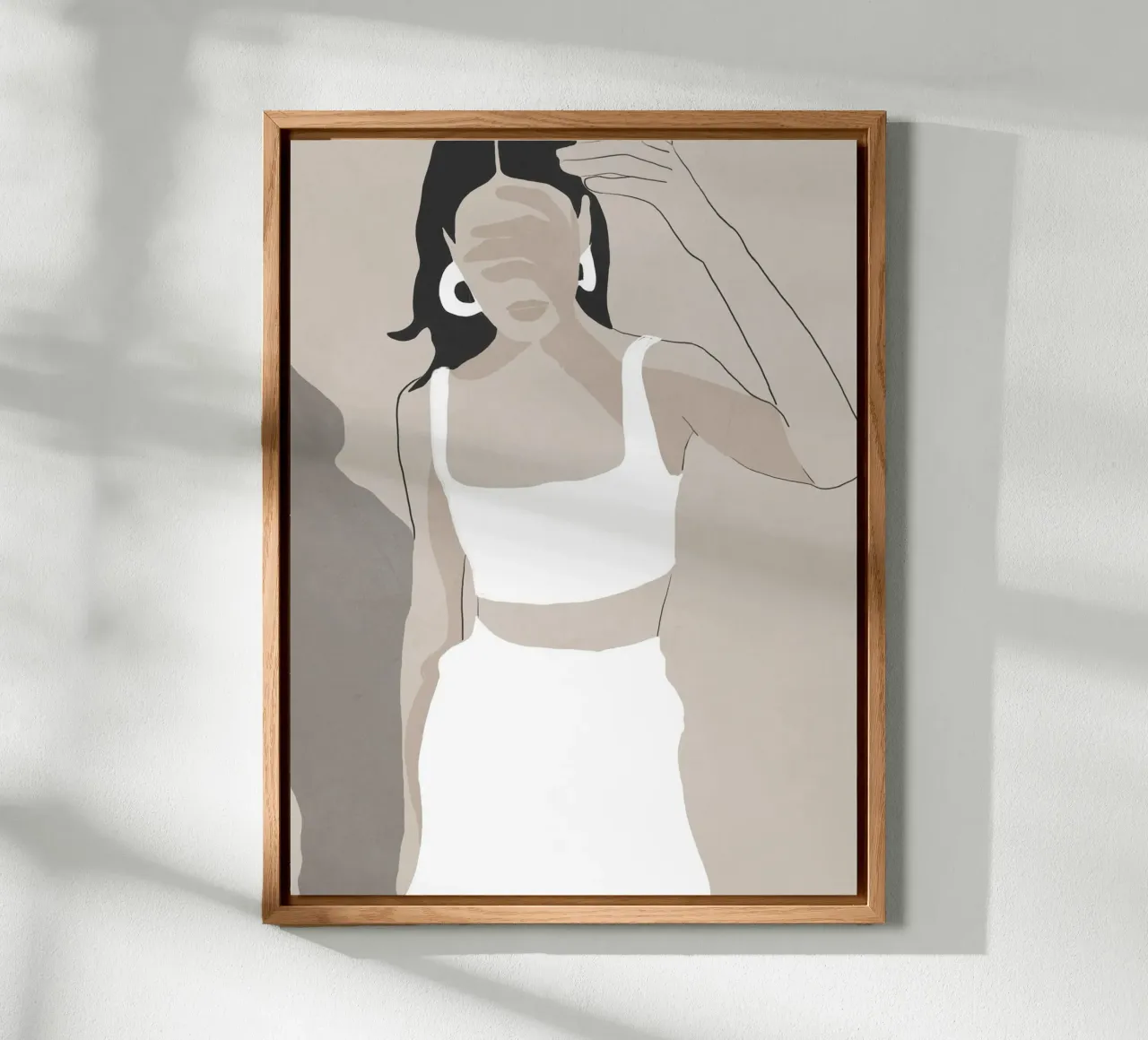 Ombra sugli occhi alluminio dibond da LeaDArt