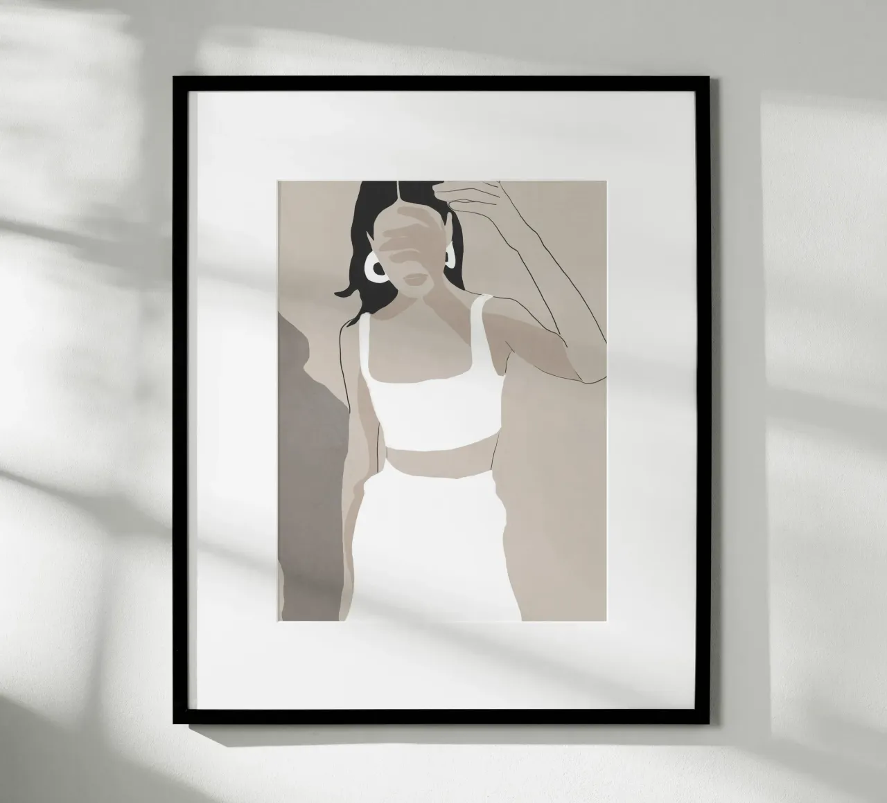Ombra sugli occhi carta hahnemühle da LeaDArt