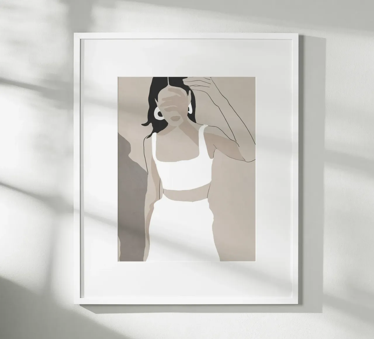 Ombra sugli occhi carta hahnemühle da LeaDArt