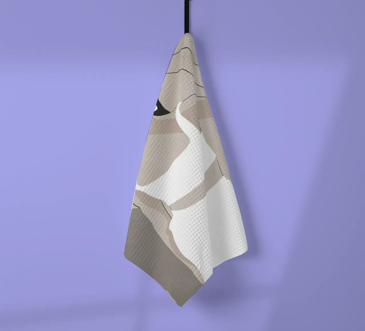 Ombra sugli occhi canovaccio da cucina da LeaDArt