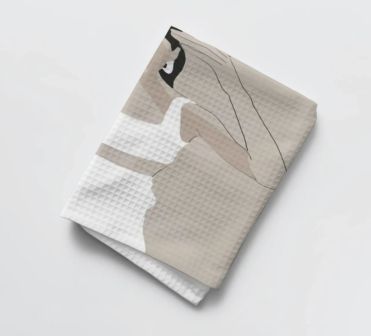 Ombra sugli occhi canovaccio da cucina da LeaDArt