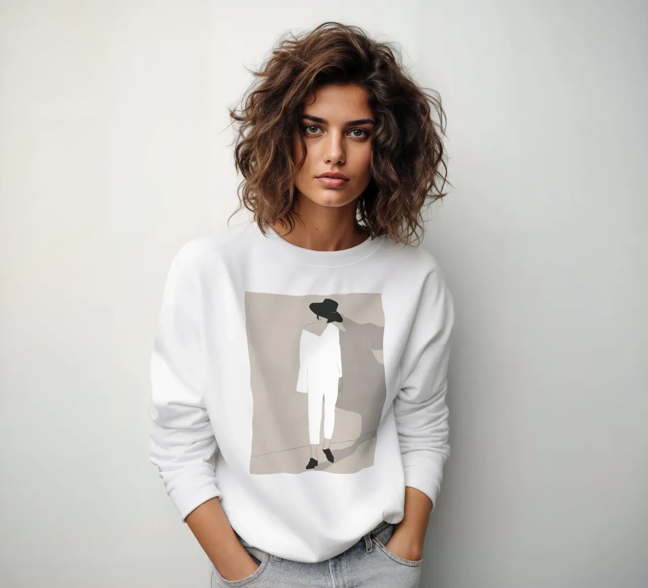 Stato d'animo minimale felpa da LeaDArt