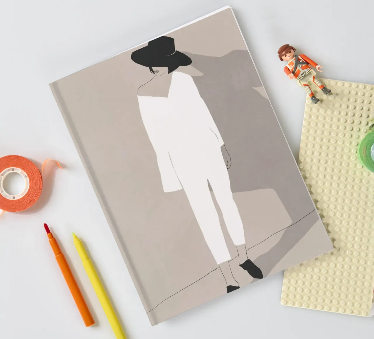 Minimal mood notebook by LeaDArt