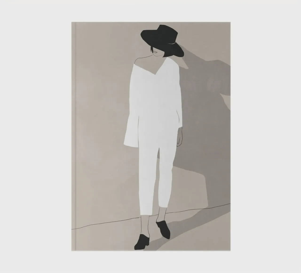 Minimal mood notebook by LeaDArt