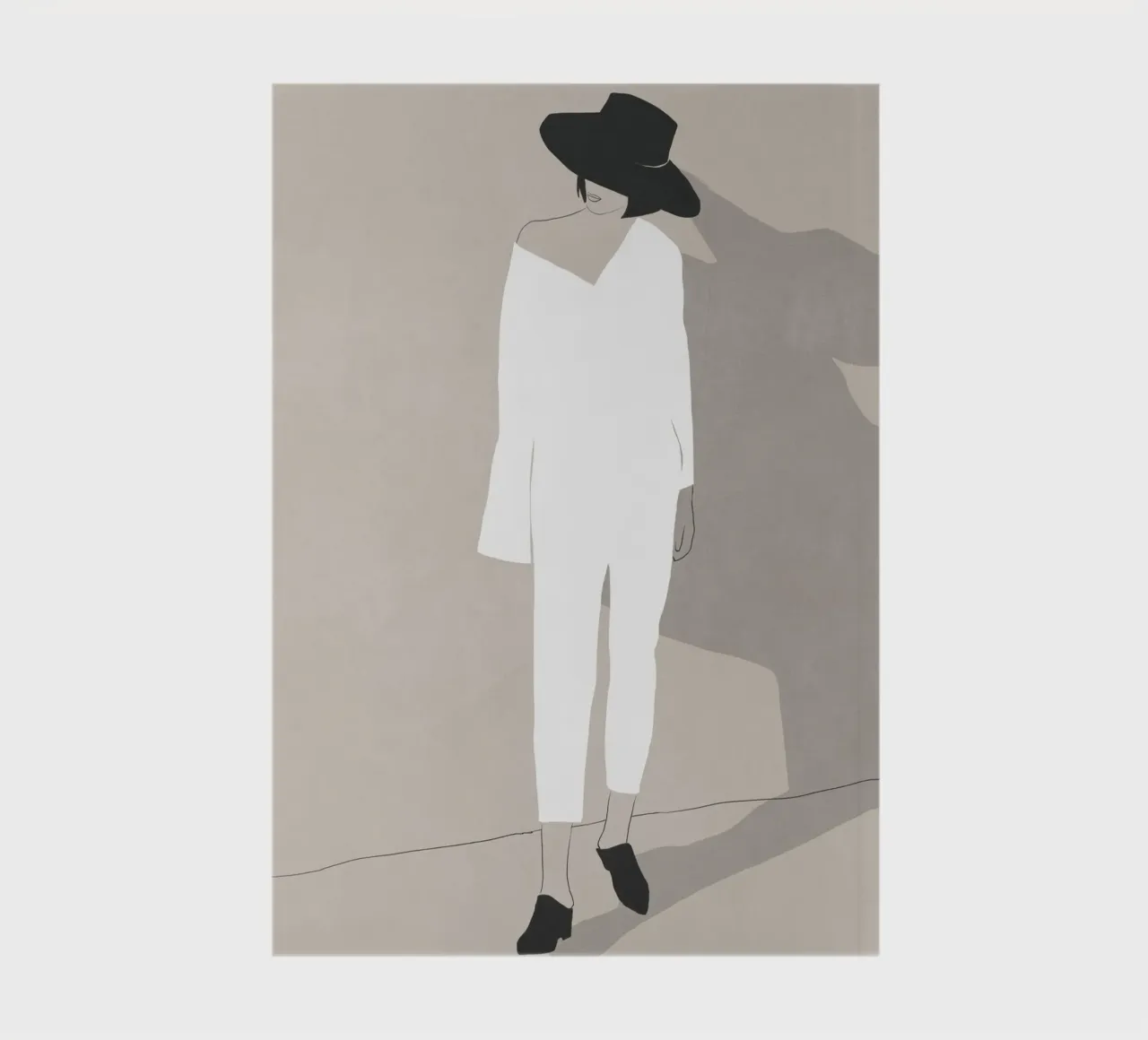 Minimal mood notebook by LeaDArt