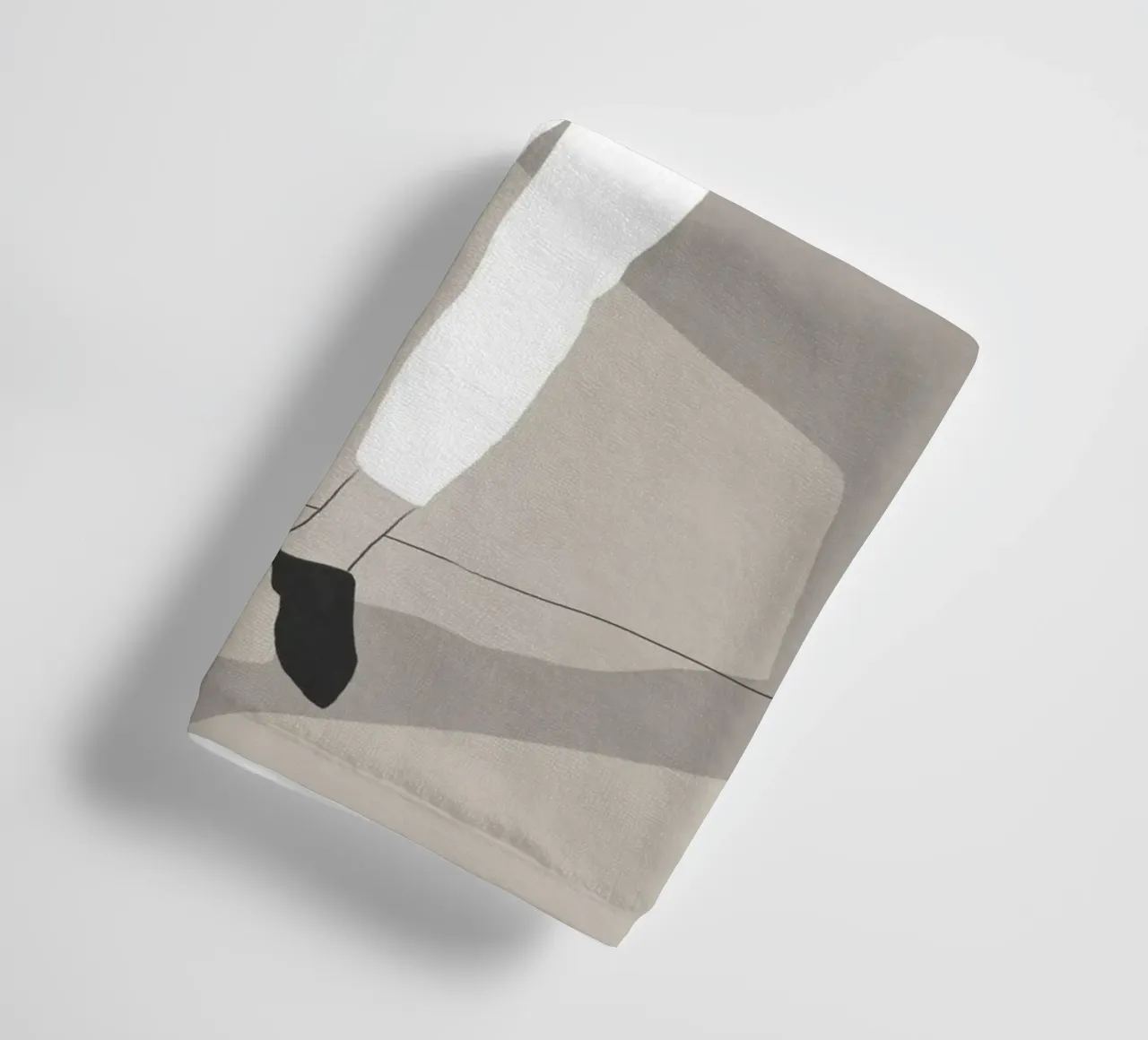 Minimal mood towel by LeaDArt