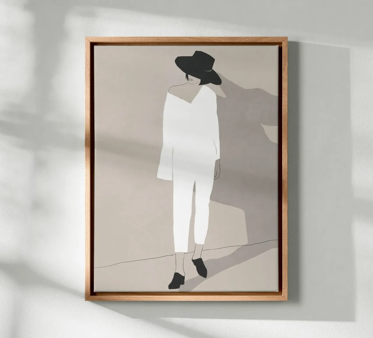 Minimal mood canvas by LeaDArt