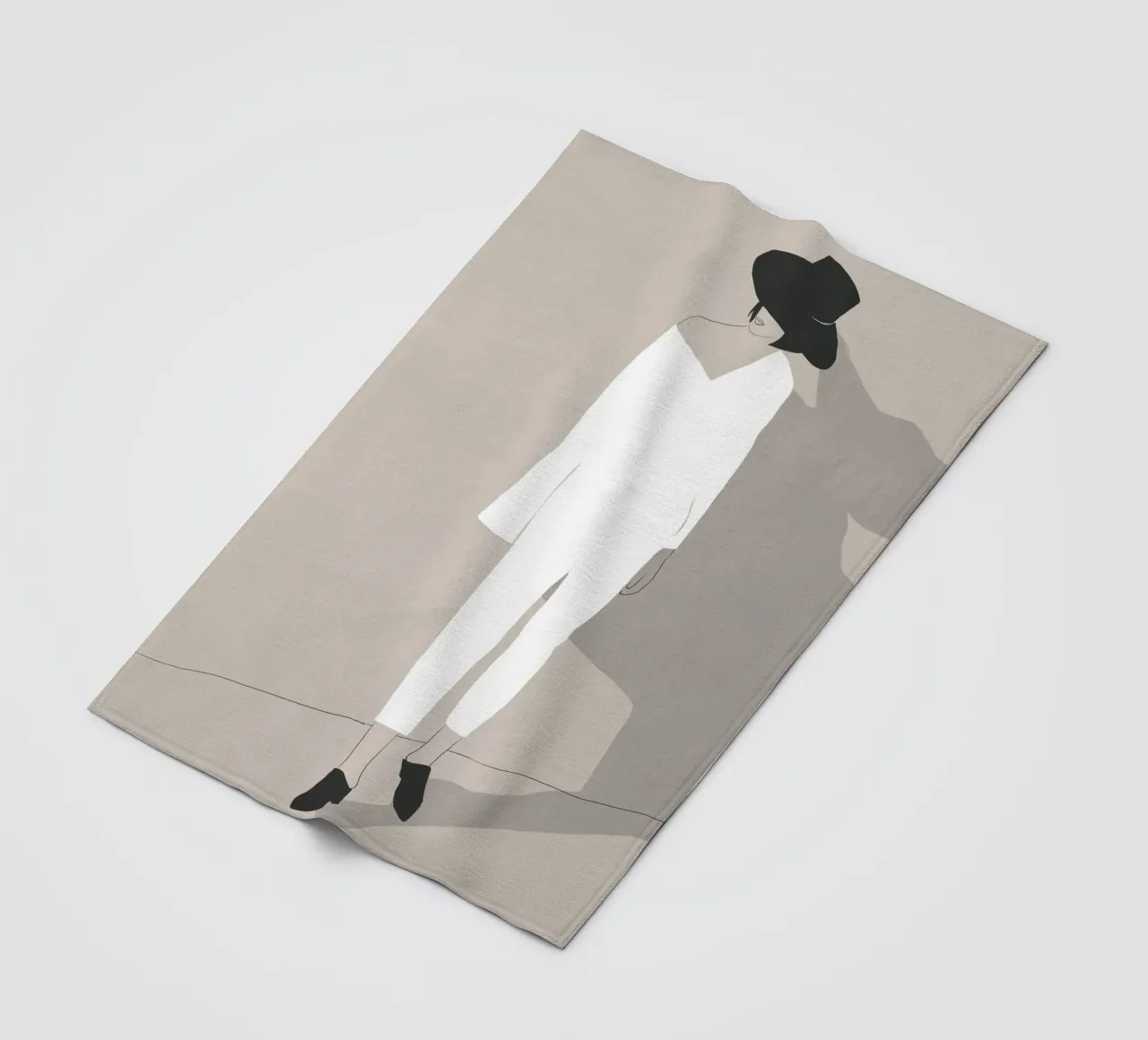 Stato d'animo minimale coperta in pile da LeaDArt