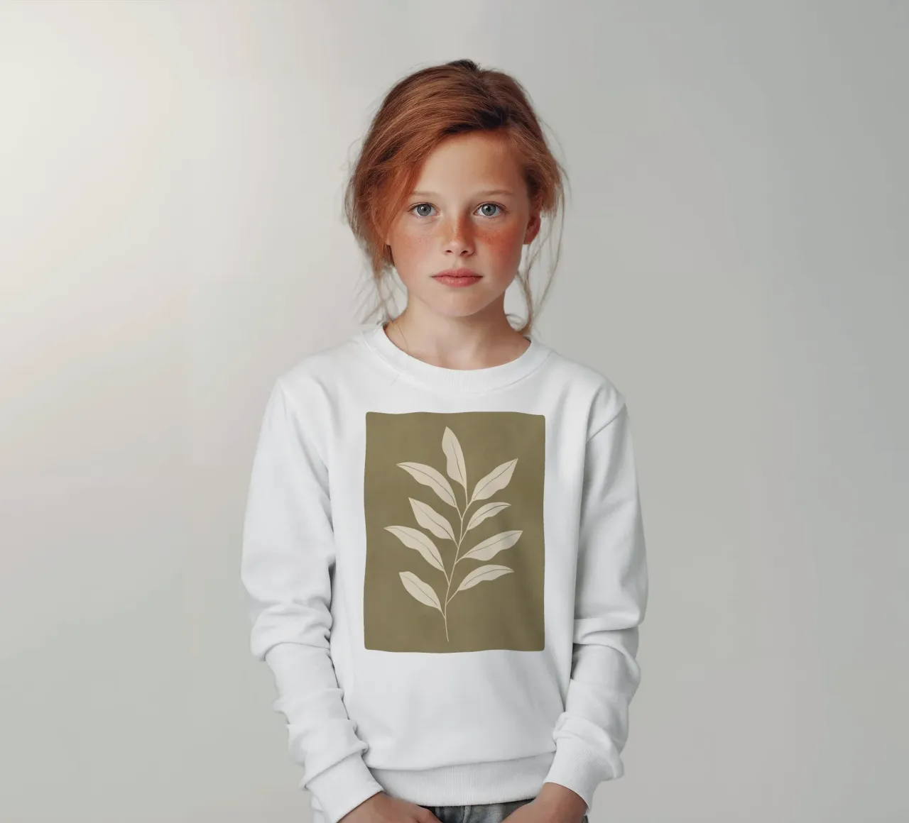 Olive Leaf kids sweatshirt by LeaDArt