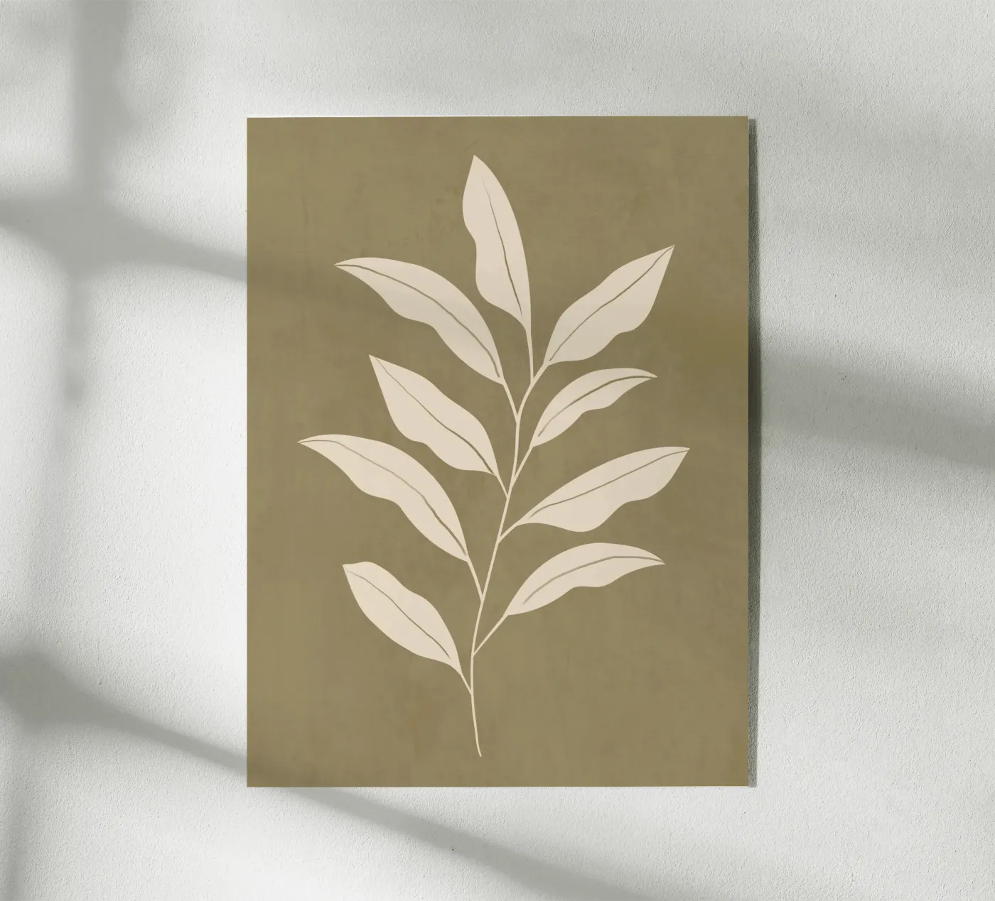 Olive Leaf plexiglass da LeaDArt