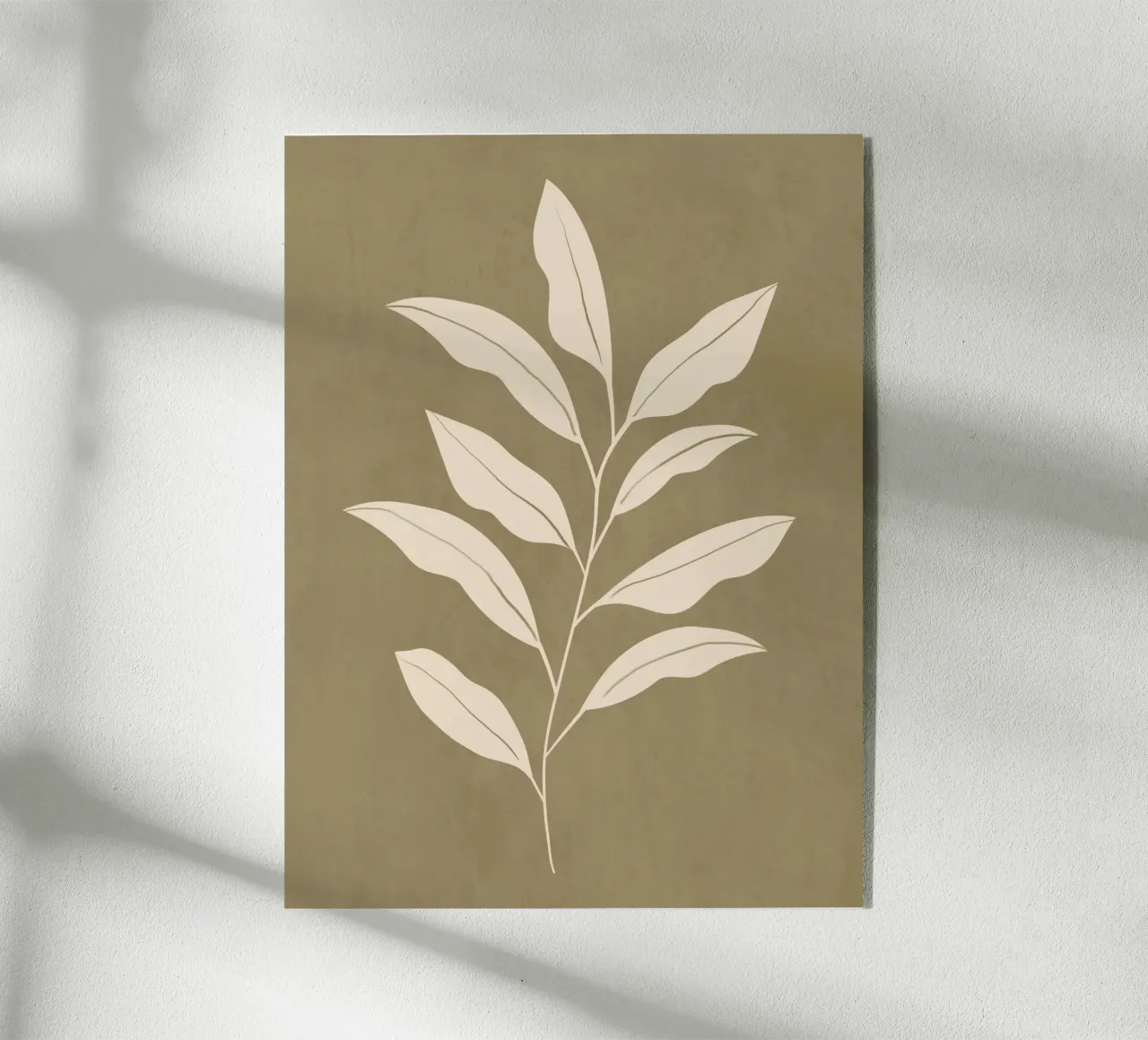 Olive Leaf Acryl-Glas von LeaDArt