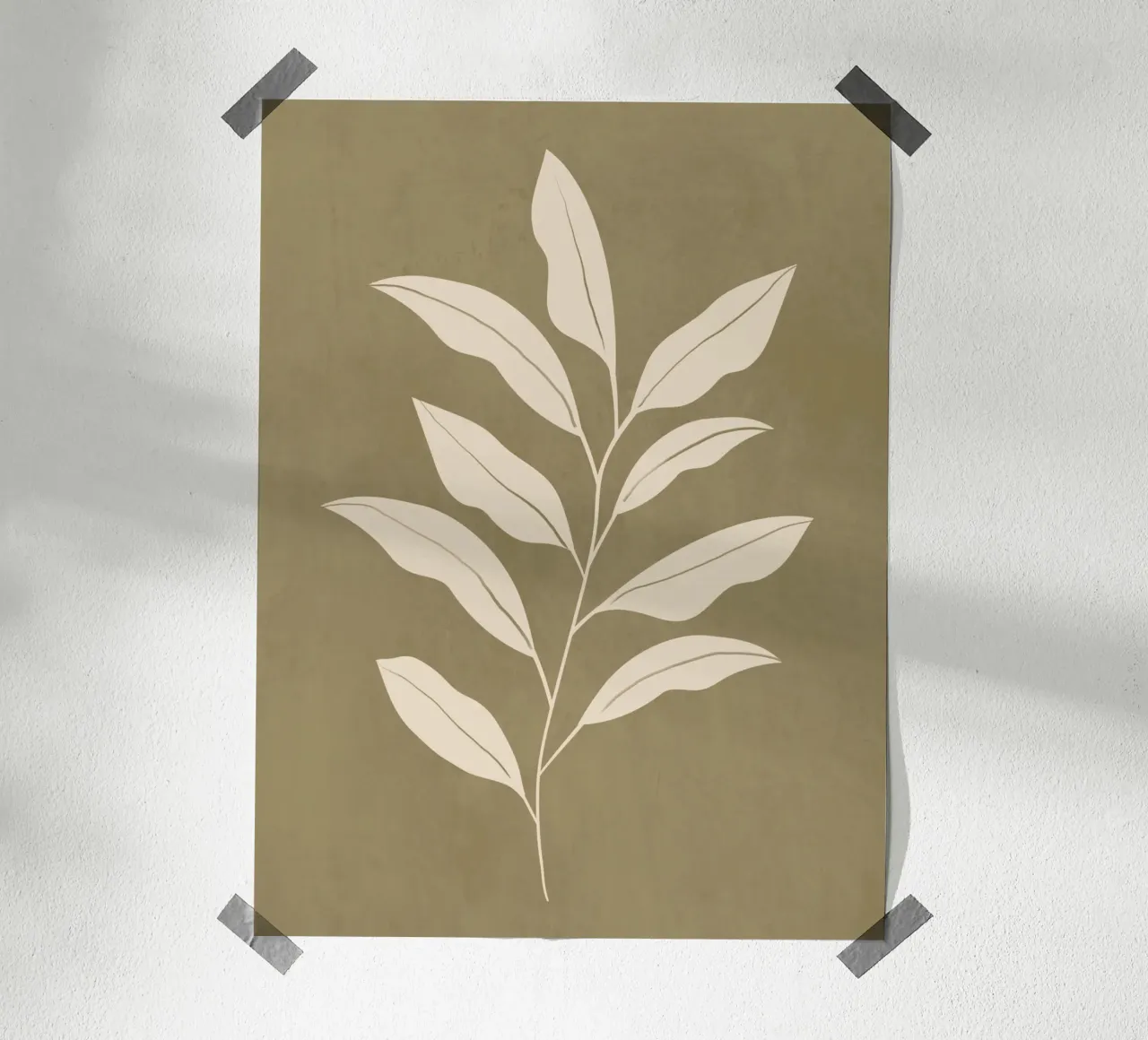 Olive Leaf poster van LeaDArt