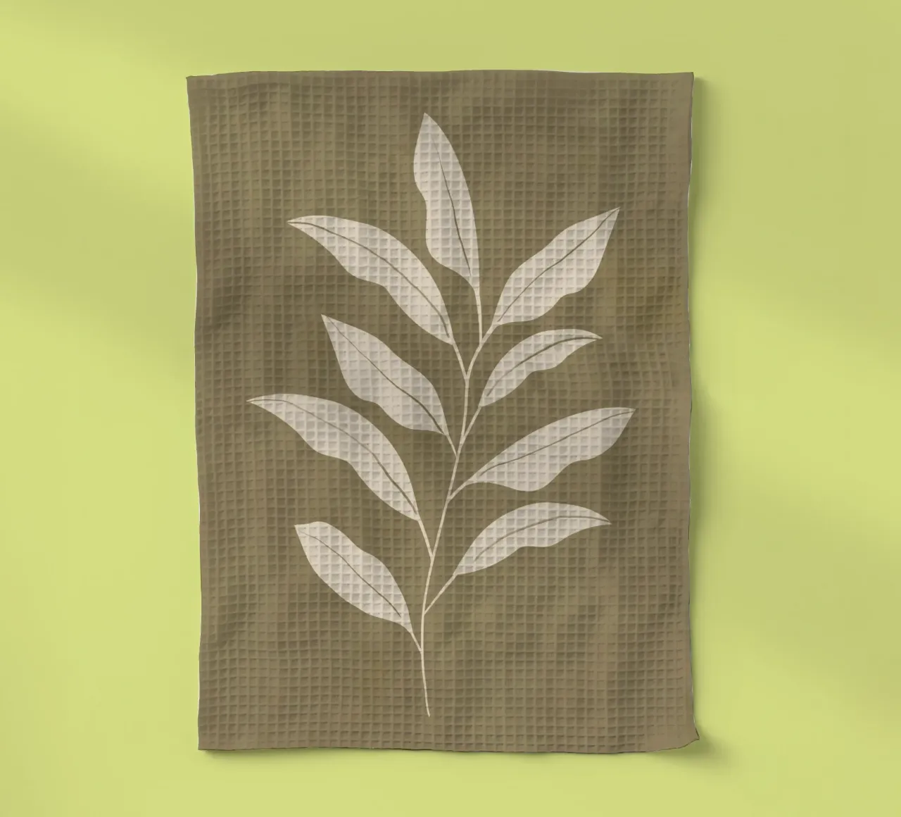 Olive Leaf tea towel by LeaDArt