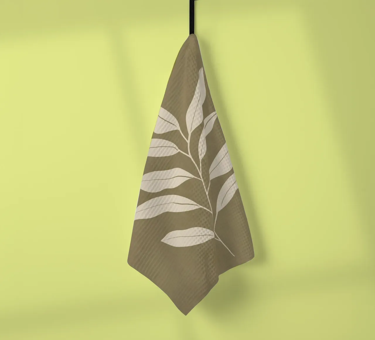 Olive Leaf tea towel by LeaDArt