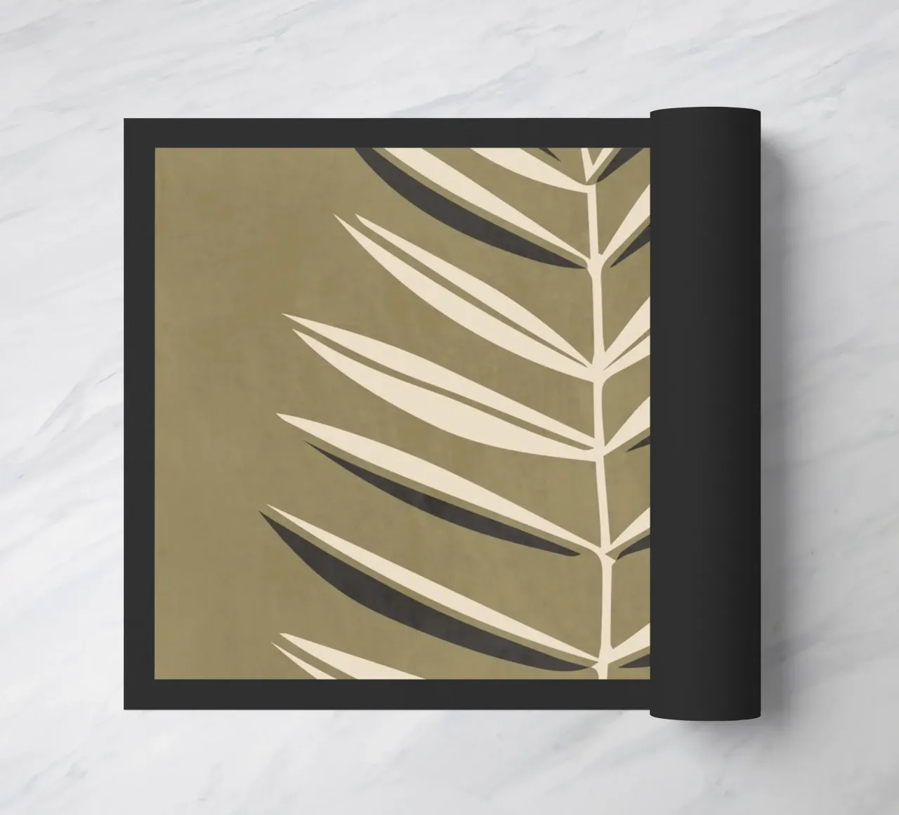 Olive Leaf 2 doormat by LeaDArt