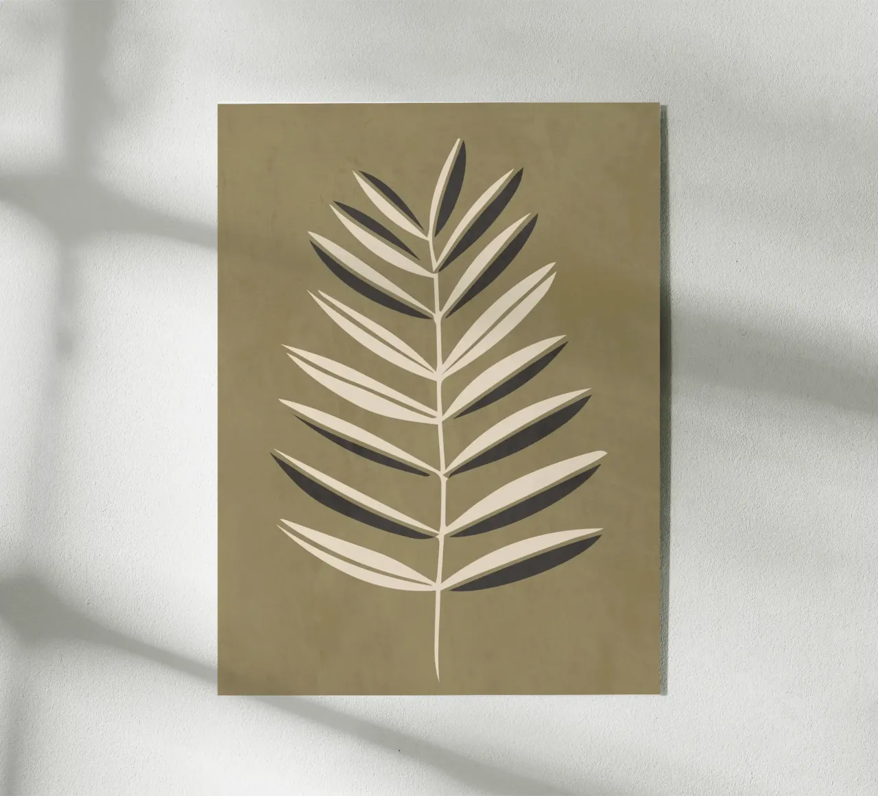Olive Leaf 2 acrylic glass by LeaDArt