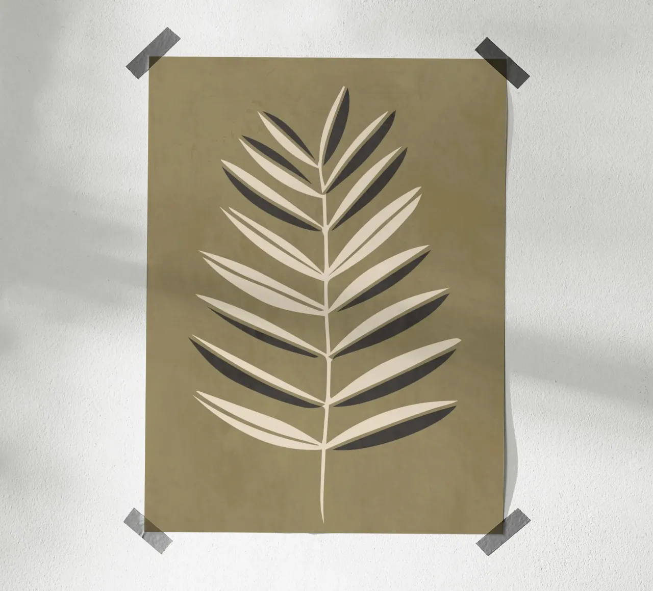 Olive Leaf 2 hahnemühle by LeaDArt
