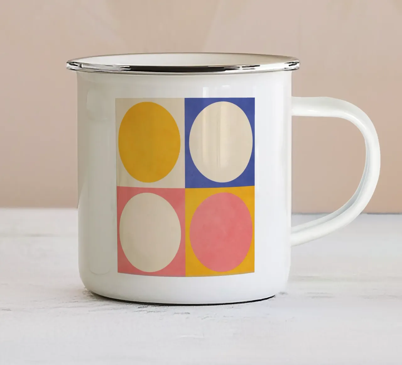 Spazio all'interno tazza in smalto da lovely lines